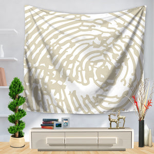 Tapestry Stripe Abstract Fingerprint Printing Hanging Decoration Sit Carpet